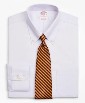 Brooks Brothers | Stretch Madison Relaxed-Fit Dress Shirt, Non-Iron Twill Button-Down Collar Micro-Check 4.3折×额外7.5折, 独家减免邮费, 额外七五折