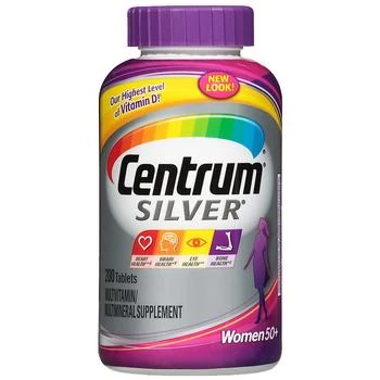 Centrum | 善存女士复合维生素银片(适合50岁以上) 200片,商家Walgreens,价格¥147