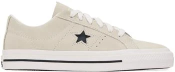 Converse | Beige One Star Pro Low Sneakers 4.6折, 独家减免邮费