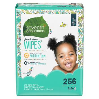 商品Seventh Generation | Free & Clear Baby Wipes Unscented and Sensitive,商家Walgreens,价格¥89图片