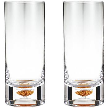商品Berkware | Lowball Whiskey Glasses With Unique Embedded,商家Verishop,价格¥253图片