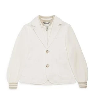 ELEVENTY | Cotton-Blend Blazer Jacket (4-16 Years),商家Harrods,价格¥3110
