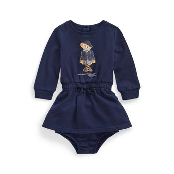 ralph lauren bear, Ralph Lauren | Baby Girls Polo Bear Fleece Dress with Bloomer, 2 Piece Set商品图片 