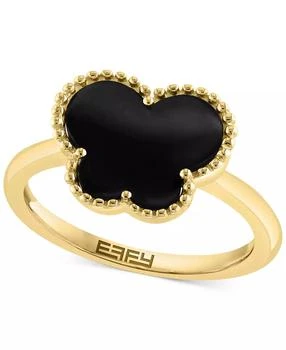 Effy | EFFY® Onyx Butterfly Silhouette Statement Ring in 14k Gold,商家Macy's,价格¥4264