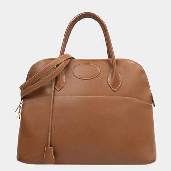 爱马仕女包价格, [二手商品] Hermes | Hermes Browm Leather Bolide Shoulder bag商品图片 9折