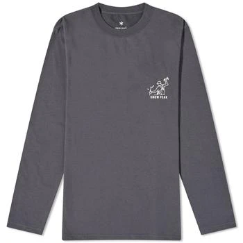 推荐Snow Peak Long Sleeve Foam Print T-Shirt商品