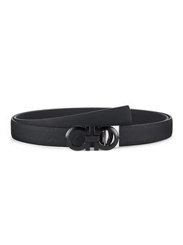 更多菲拉格慕皮带, Salvatore Ferragamo | Double Adjustable Logo Buckle Leather Belt商品图片 