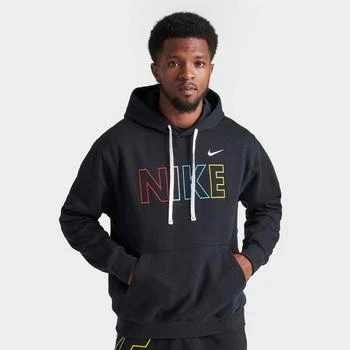 推荐Men's Nike Sportswear Club Fleece Wordmark Pullover Hoodie商品