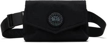Canada Goose | Black Mini Waist Pack Belt Bag,商家Ssense US,价格¥1423