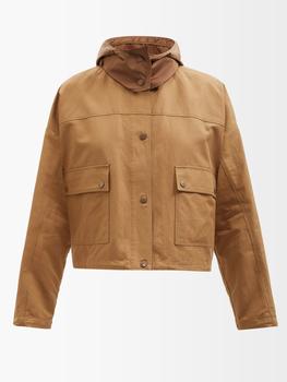 推荐Rouzic hooded cotton-blend gabardine jacket商品