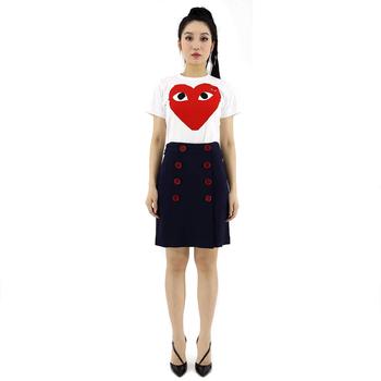 推荐Comme Des Garcons Ladies Short-sleeve Big Heart T-shirt, Size X-Small商品