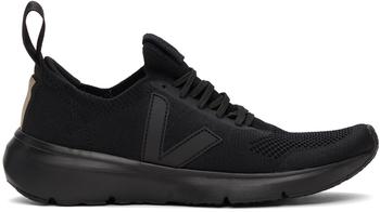 rick owens鞋, Rick Owens | Black Veja Edition Runner Style 2-V Sneakers商品图片 额外8.5折, 额外八五折