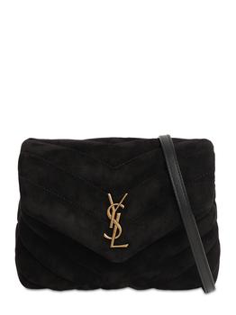Yves Saint Laurent | Toy Loulou Suede Shoulder Bag商品图片,
