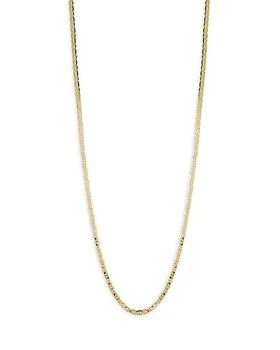 Milanesi And Co | 18K Yellow Gold on Sterling Silver 3mm Mariner Link Chain Necklace,商家Bloomingdale's,价格¥1262