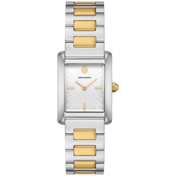 tory burch eleanor, Tory Burch | Women's The Eleanor Two-Tone Stainless Steel Bracelet Watch 24mm商品图片 