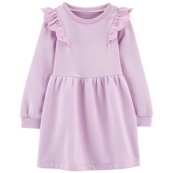 Carter's | Toddler Girls Long Sleeve Fleece Dress 