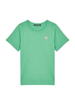 推荐KIDS Nash green logo cotton T-shirt商品
