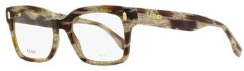 fendi眼镜价格, Fendi | Fendi Women's Rectangular Eyeglasses FF0444 VTH Animal Havana 51mm商品图片 3.9折