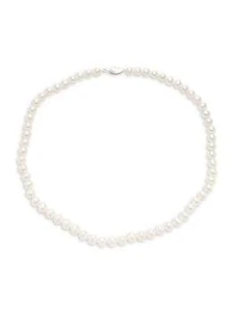 BELPEARL | Sterling Silver & 6-7MM Cultured Freshwater Pearl Necklace,商家Saks OFF 5TH,价格¥270