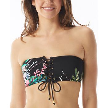 Vince Camuto经典款, Vince Camuto | Women's Printed Tie Bandeau Bikini Top商品图片 6折×额外7折, 额外七折