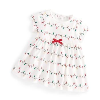 First Impressions | Toddler Girls Twinkling Lights Tunic, Created for Macy's商品图片 