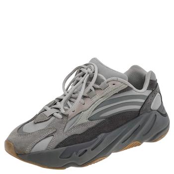 yeezy700v3, [二手商品] YEEZY | Yeezy x Adidas Grey Suede And Fabric Boost 700 V2 Tephra Sneakers Size 40商品图片 5.3折