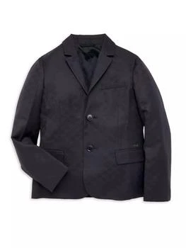 Emporio Armani | Boy's Logo Jacquard Blazer,商家Saks Fifth Avenue,价格¥2736