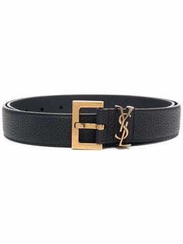 圣罗兰皮带, Yves Saint Laurent | Saint L AU Rent Men's  Black Leather Belt商品图片 9.5折