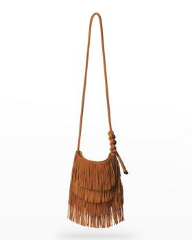 推荐Fringe Suede Crossbody Bag商品