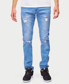 Reason Clothing | Mason Medium Wash Ripped Jeans商品图片,4折×额外8折, 额外八折