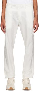 DESCENTE | SSENSE Exclusive White Cargo Pants商品图片,额外8.5折, 独家减免邮费, 额外八五折