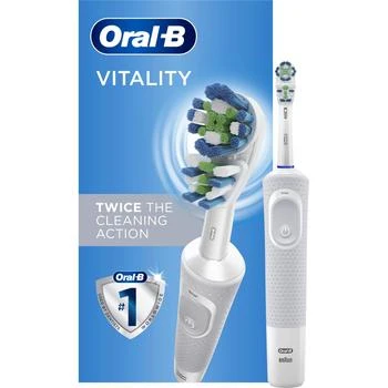 推荐Oral-B Vitality Dual Clean Electric Toothbrush, White, 1 Count商品