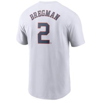 NIKE | Men's Alex Bregman Houston Astros Name and Number Player T-Shirt商品图片,