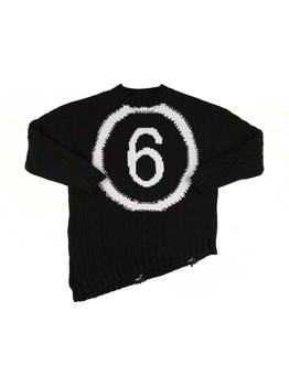 推荐Logo Intarsia Wool Blend Knit Sweater商品