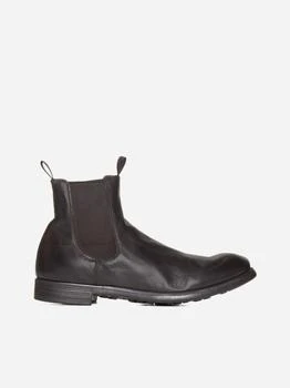 推荐Chronicle 002 leather Chelsea boots商品