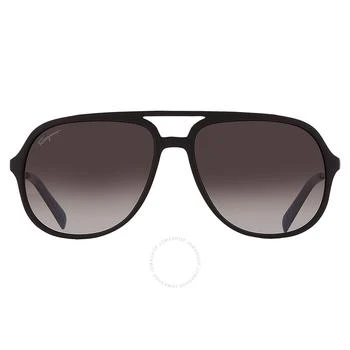 Salvatore Ferragamo | Grey Gradient Pilot Men's Sunglasses SF999S 002 60,商家Jomashop,价格¥443