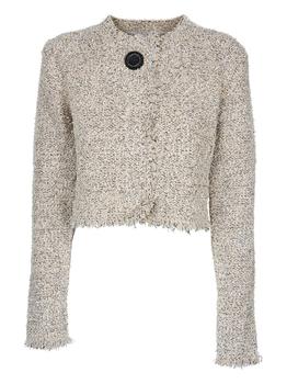 商品Lanvin | Lanvin Crewneck Cropped Knitted Jacket,商家Cettire,价格¥4793图片