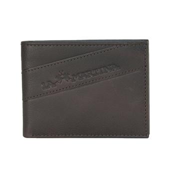 商品La Martina | La Martina Brown Leather Wallet,商家SEYMAYKA,价格¥334图片