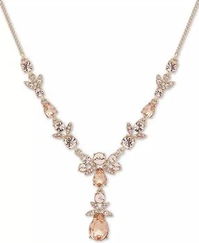 Givenchy | Gold-Tone Crystal Lariat Necklace, 16" + 3" extender,商家Macy's,价格¥412