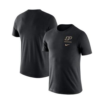 NIKE | Men's Black Purdue Boilermakers Logo Stack Legend Performance T-shirt商品图片,