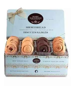 Mary Macleod's Shortbread | Mary Macleod's Variety Signature Cookie Tin Shortbread Cookies Gift, 48 Cookies Total,商家Macy's,价格¥412