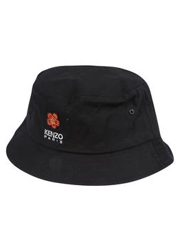 Kenzo | Kenzo Logo Embroidered Pull-On Bucket Hat 5折, 独家减免邮费