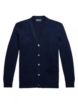 Ralph Lauren | Cashmere V-Neck Cardigan,商家Saks Fifth Avenue,价格¥3749