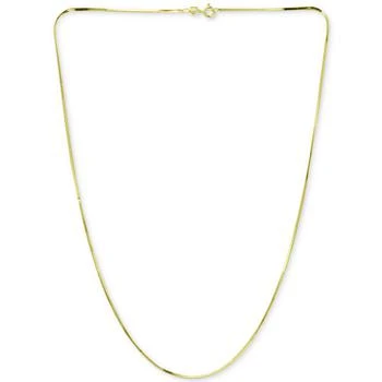 Giani Bernini | Square Snake Link 16" Chain Necklace in 18k Gold-Plated Sterling Silver, Created for Macy's,商家Macy's,价格¥171