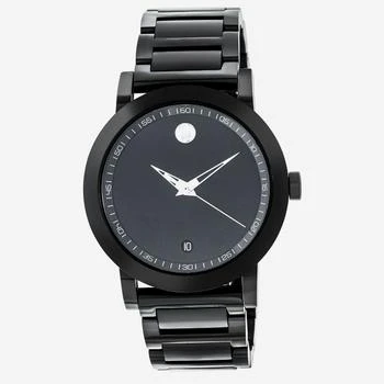 推荐Movado Museum Sport PVD Coated Stainless Steel Date Men's Quartz Watch 606615商品