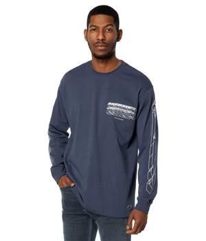 Lacoste | Long Sleeve Loose Fit Graphic T-Shirt 5.3折