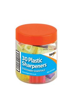商品Tiger Stationery | Tiger Stationery Plastic Pencil Sharpeners (Multicolored) (Tub of 30),商家Verishop,价格¥122图片