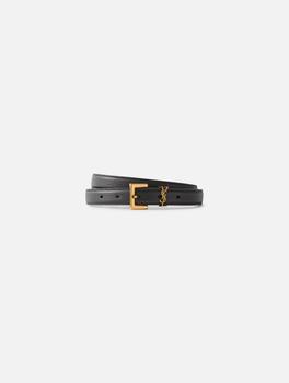 ysl腰带真假, Yves Saint Laurent | Saint Laurent Logo Belt商品图片 独家减免邮费