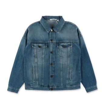 Palm Angels | Giacca Blu In Denim Di Cotone Bambino,商家Italist,价格¥3545