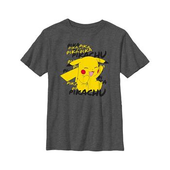 商品Nintendo | Boy's Pokemon Pikachu Laughing  Child T-Shirt,商家Macy's,价格¥129图片
